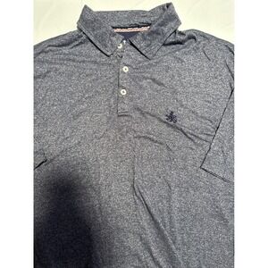 Rugby University Polo Shirt Mens 2XL Gray Heathered Embroidered Lion Logo